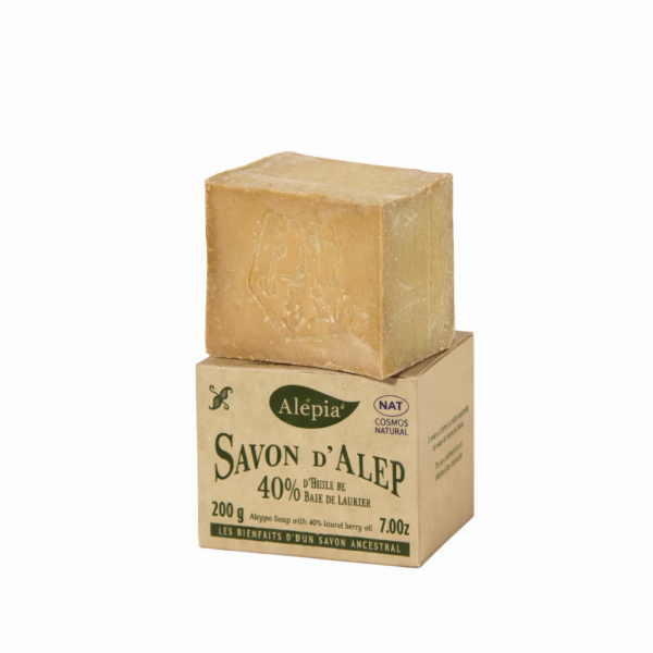 savon d'alep 40 % huile baie de laurier